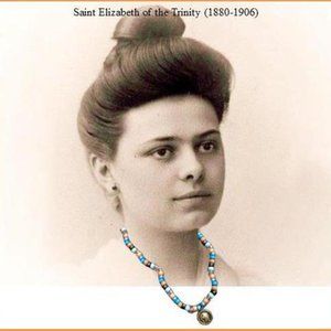 Face of Mary Hand Beaded Necklace